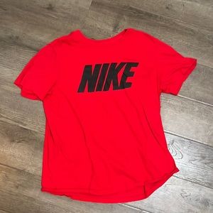 Nike red t shirt